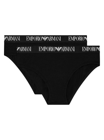 Emporio Armani 2er Pack Brief in Schwarz