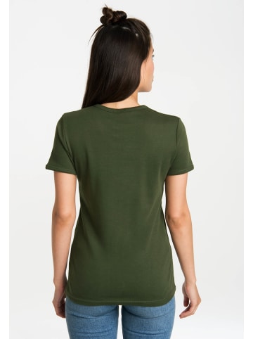 Logoshirt T-Shirt Coyote in dunkel oliv