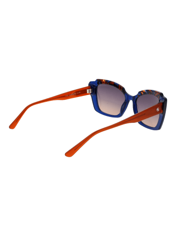 comma Frauen Sonnenbrille Katzenauge Blau