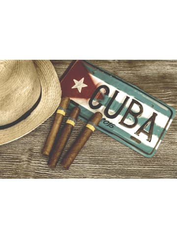 Cover-your-desk.de  Schreibtischunterlage "Kubanische Zigarillos" in Braun (L)60 x (B)40