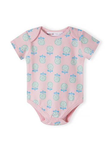 Minoti 4tlg. Set: Kurzarmbody 16mbaby 12 in rosa