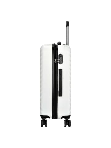 Paradise by CHECK.IN Kingston - 4-Rollen-Trolley 67 cm (lila) in weiÃŸ