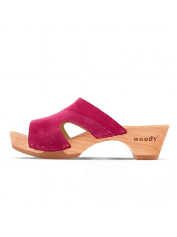 Woody Sandale in fuchsia