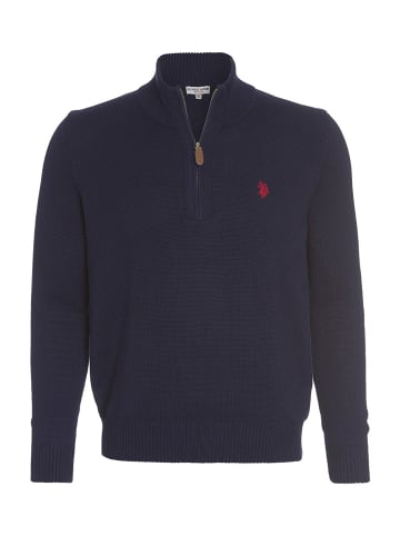 U.S. Polo Assn. Troyer Zip Pullover in NAVY