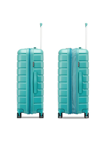 Roncato Relife 4 Rollen Kofferset 3-teilig mit Dehnfalte in salbei