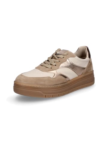 Tamaris Sneaker in Beige Metallic