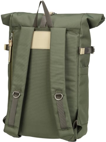 SANDQVIST Rucksack / Backpack Ilon Rolltop Backpack in Clover Green