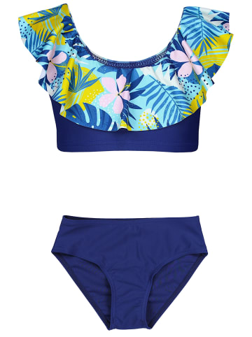 Aquarti Mädchen Bikini Set Zweiteilig Bikinislip Bustier in blau Modell 2
