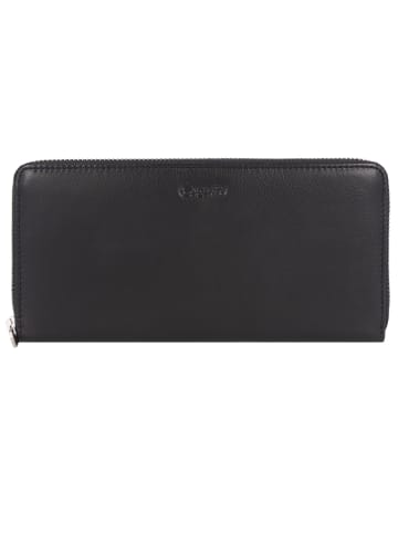 Esquire Viktoria Geldbörse RFID Leder 19 cm in schwarz