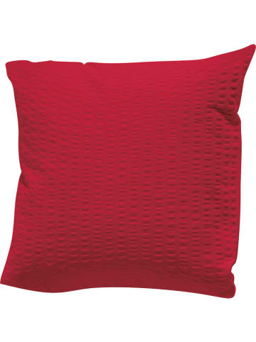 Erwin Müller Seersucker Kuschelkissenbezug Rosenheim in rot