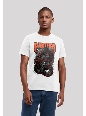 F4NT4STIC T-Shirt Pantera Venomous Snake in weiß