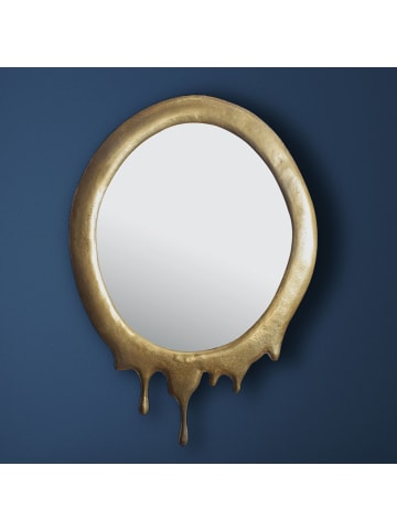 KADIMA DESIGN Wandspiegel 50x71 cm Metall Design Hängespiegel , Aluminium