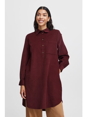 b.young Blusenkleid BYDINIA LONG SHIRT - in rot