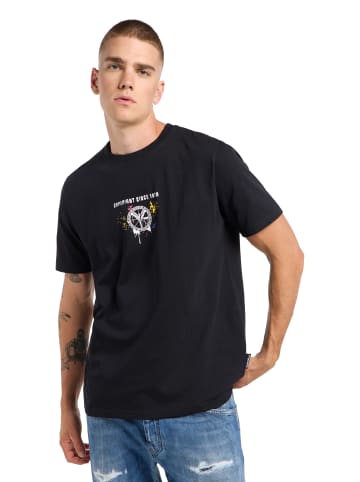 Carlo Colucci T-Shirt Facchinelli in Schwarz