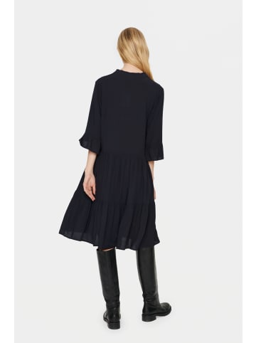 SAINT TROPEZ Kleid EdaSZ Lockere Passform in Blue Deep