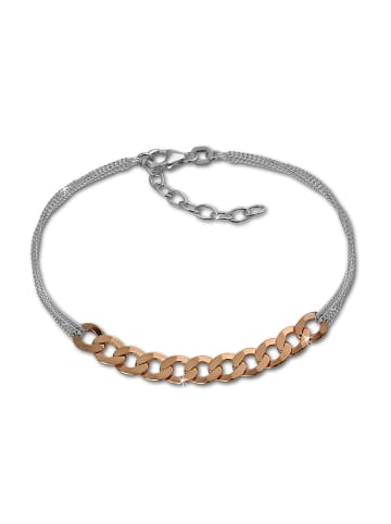SilberDream 925 Silber vergoldet (Roségold 333) Damen SilberDream Armband Fantasie ca. 18cm