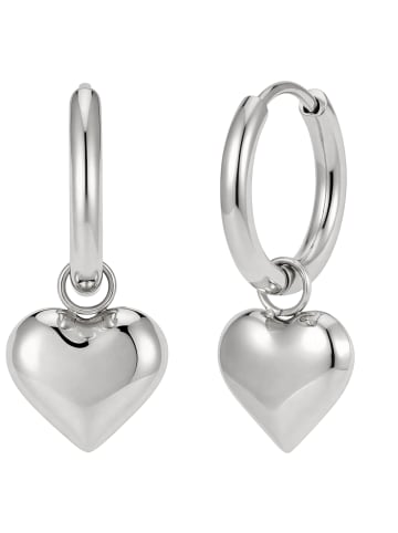 GOOD.designs Ohrringe Herz in Silber