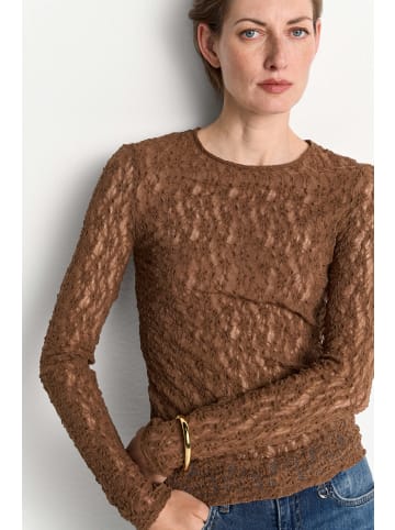 Rich & Royal Langarmshirt in nougat