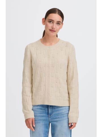 Oxmo Strickjacke OXSinva in Beige