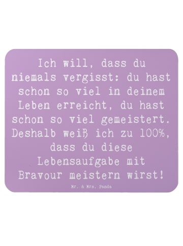 Mr. & Mrs. Panda Maus Pad Spruch Trost Erinnerungen mit Spruch in Lavendeltraum