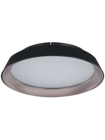 Beliani Deckenleuchten BILIN in Schwarz - (W) 46 x (H) 11 x (L) 46 cm