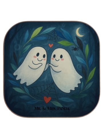 Mr. & Mrs. Panda Tischschoner Gespenster Liebe Design ohne Spruch in Weiß