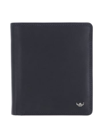 Golden Head Polo Geldbörse RFID Schutz Leder 13 cm marineblau