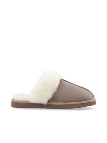 Bianco Hausschuhe in Taupe