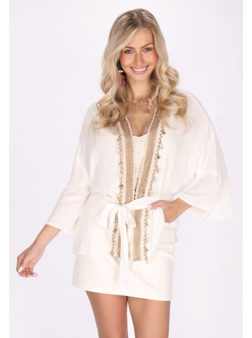 IZIA Damen Kimono in Weiss