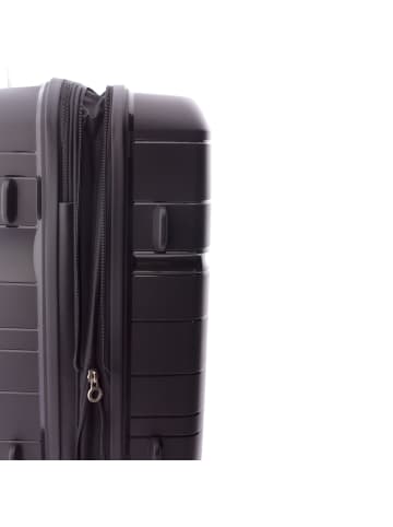 Gladiator 3800 4 Rollen Trolley 67 cm mit Dehnfalte in black