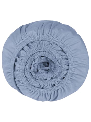 Schiesser Spannbettlaken Jessi in Hellblau