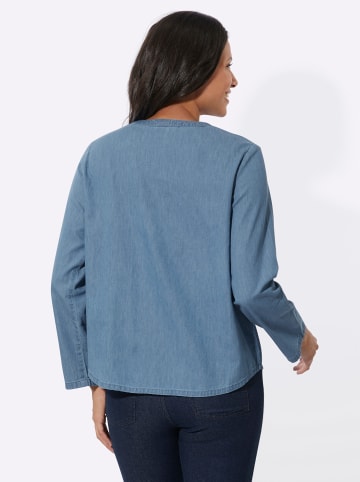 Sieh an! Jeansbluse in blue-bleached