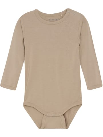 Minymo Kinder Langarmbody "Body LS" in Braun