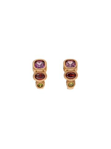 gaya Women Earrings in Rose Gold Multicolor