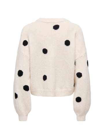 ONLY Pullover 'Rica' in cremeweiß