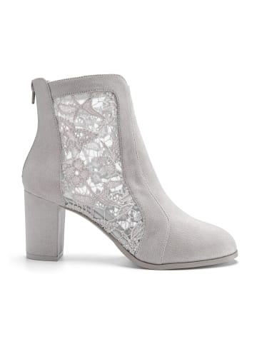 LASCANA High-Heel-Stiefelette in grau