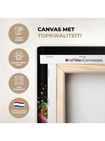 MuchoWow Leinwand bilder Geschmackvolle Löffel (BxH)