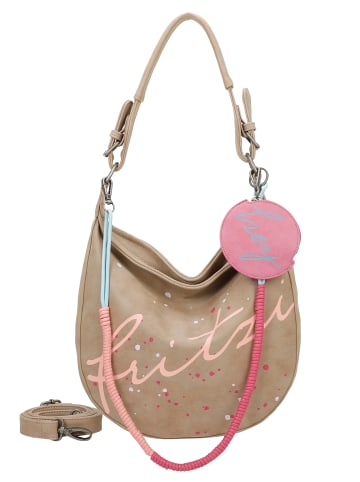 Fritzi aus Preußen Schultertasche Fritzi Hobo Limited Sprinkle in Beige