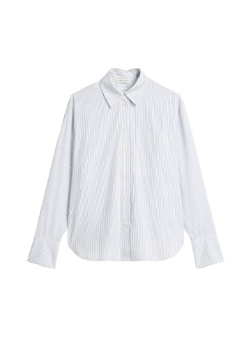 Marc O'Polo Streifenbluse oversize in Bright Blue