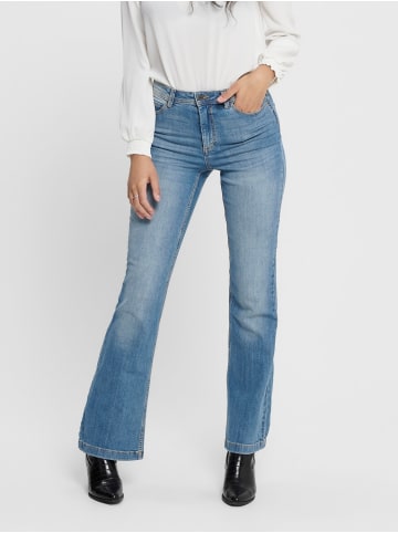 JACQUELINE de YONG Flare Jeans JDYNWFLORA Denim High Waist Schlag Hose in Blau