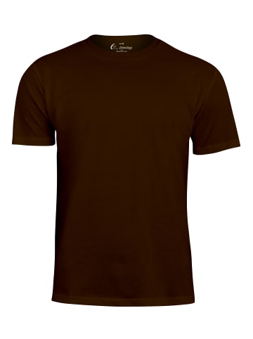 Cotton Prime® T-Shirt O-Neck - Tee in Braun