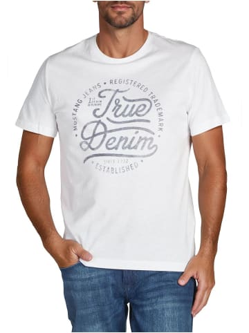 Mustang T-Shirt Basic Print 4er Pack in Mehrfarbig