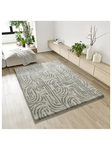 Atticgo Hochflor-Teppich HELIA in silber