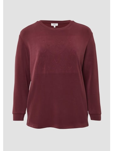 s.Oliver Sweatshirt in 39D0_bordeaux