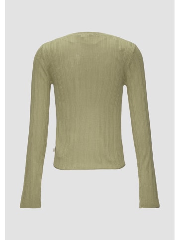 QS Strickpullover langarm in Olive