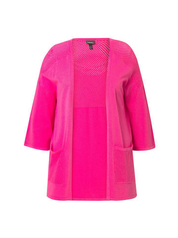 Ulla Popken Strickjacke in pink