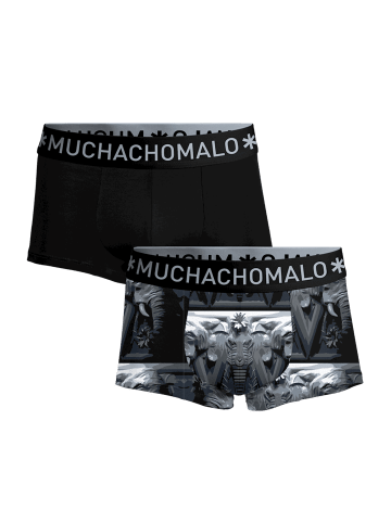 Muchachomalo 2er-Set: Boxershorts in Multicolor/Black