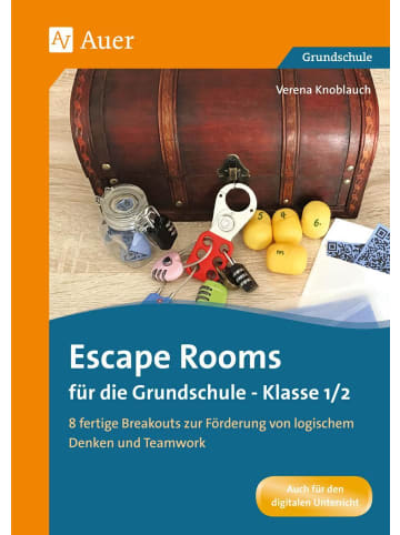 Auer Verlag Escape Rooms für die Grundschule - Klasse 1/2 | 8 fertige Breakouts zur...