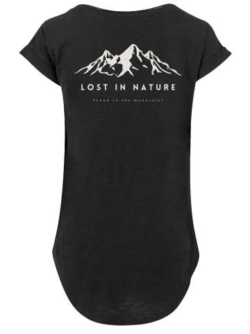 F4NT4STIC Long Cut T-Shirt Lost in nature in schwarz