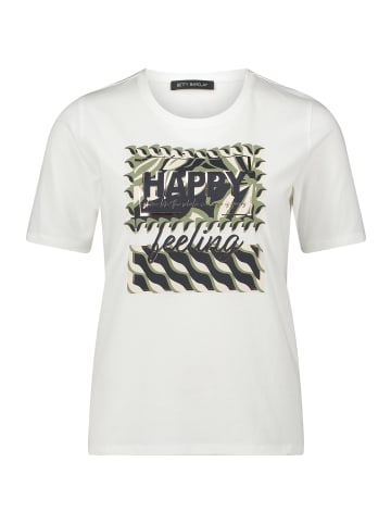 Betty Barclay Basic Shirt mit Placement in Patch White/Dark Blue